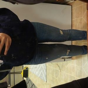 SOLD Levis Too superlow 524 Skinny Ripped Jeans 3 S/c